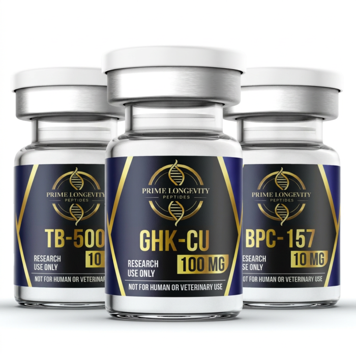 BPC-157 + TB-500 + GHK-Cu Research Bundle